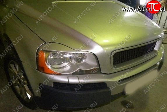 3 449 р. Реснички на фары INDIVIDUAL Volvo XC90 C дорестайлинг (2002-2006) (Неокрашенные)  с доставкой в г. Чебоксары