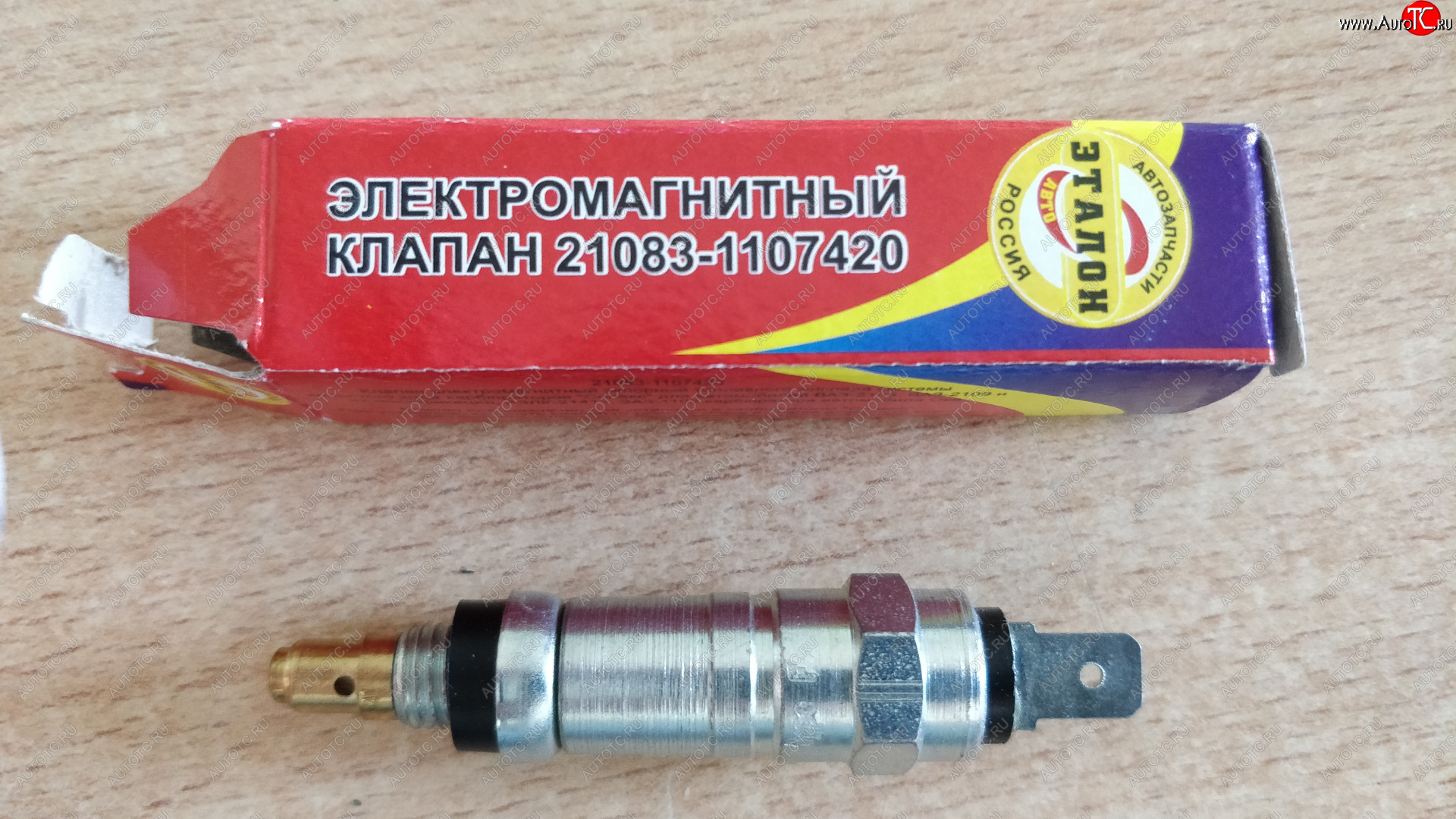 99 р. Электромагнитный клапан Эталон (21083-1107420) Лада Ока 1111 (1988-2008)  с доставкой в г. Чебоксары